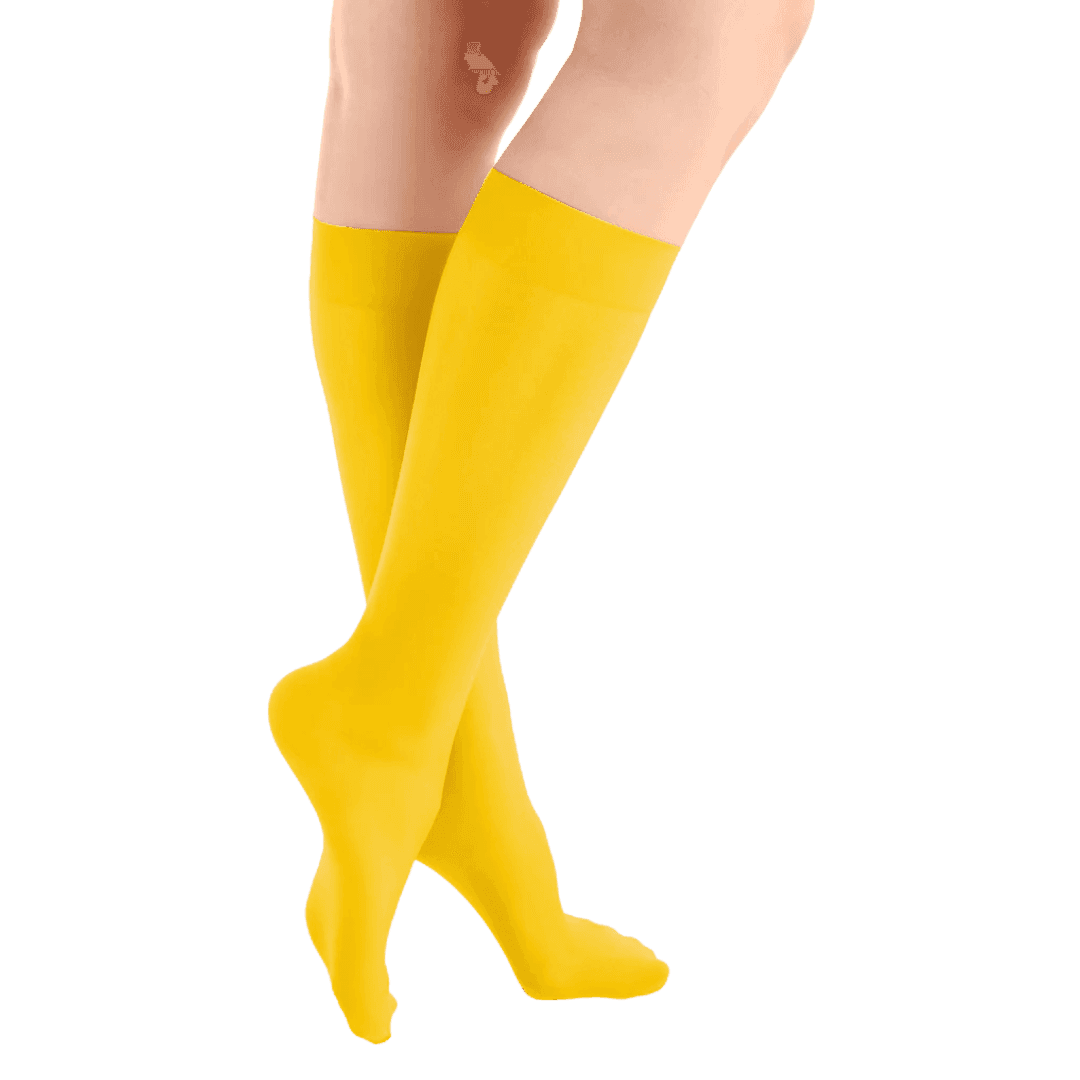 ColorFlow Sunshine Yellow Skating Socks - Adults Skate Too LLC