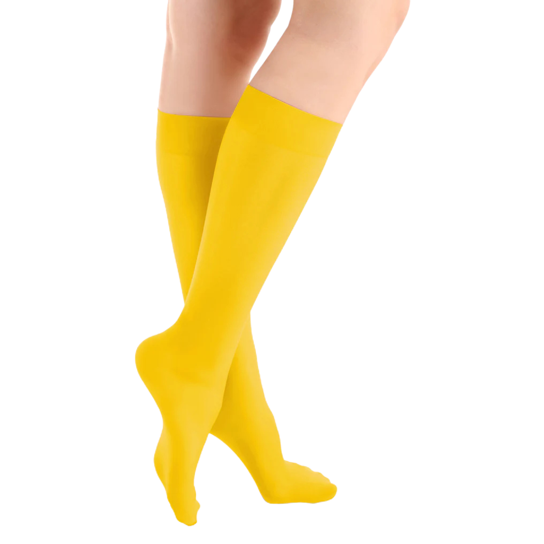 ColorFlow Sunshine Yellow Skating Socks