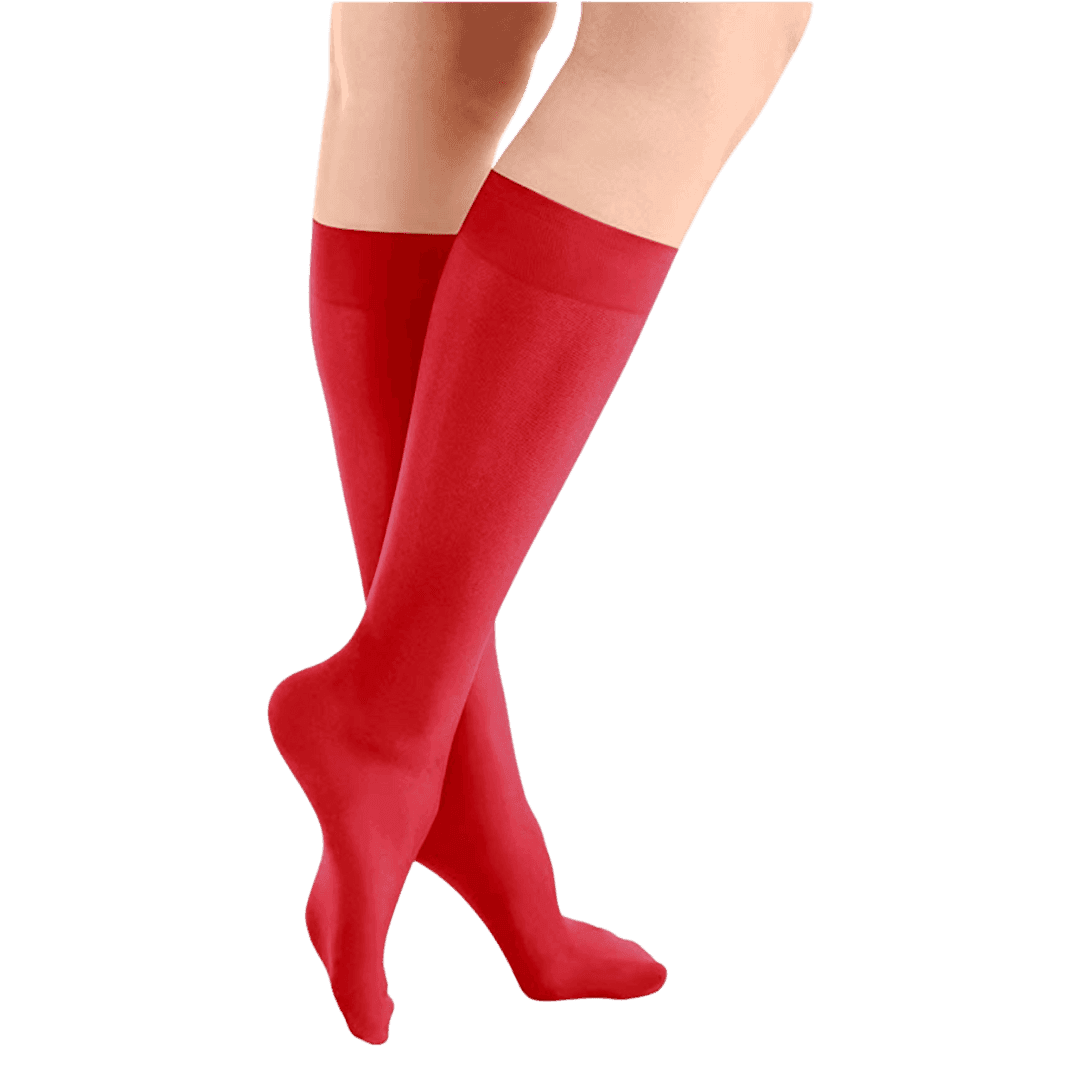 ColorFlow Fierce Red Skating Socks - Adults Skate Too LLC