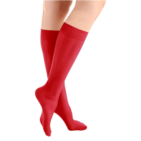 ColorFlow Fierce Red Skating Socks