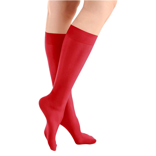ColorFlow Fierce Red Skating Socks