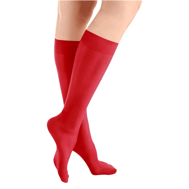 ColorFlow Fierce Red Skating Socks