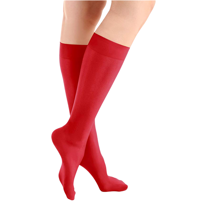 ColorFlow Fierce Red Skating Socks