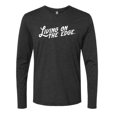 Living On The Edge Long Sleeve - Adults Skate Too LLC