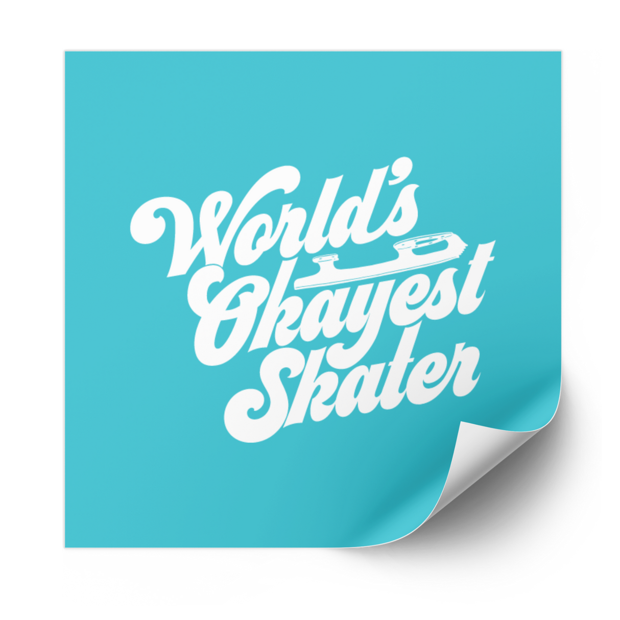 World's Okayest Skater Plastisol Heat Transfer