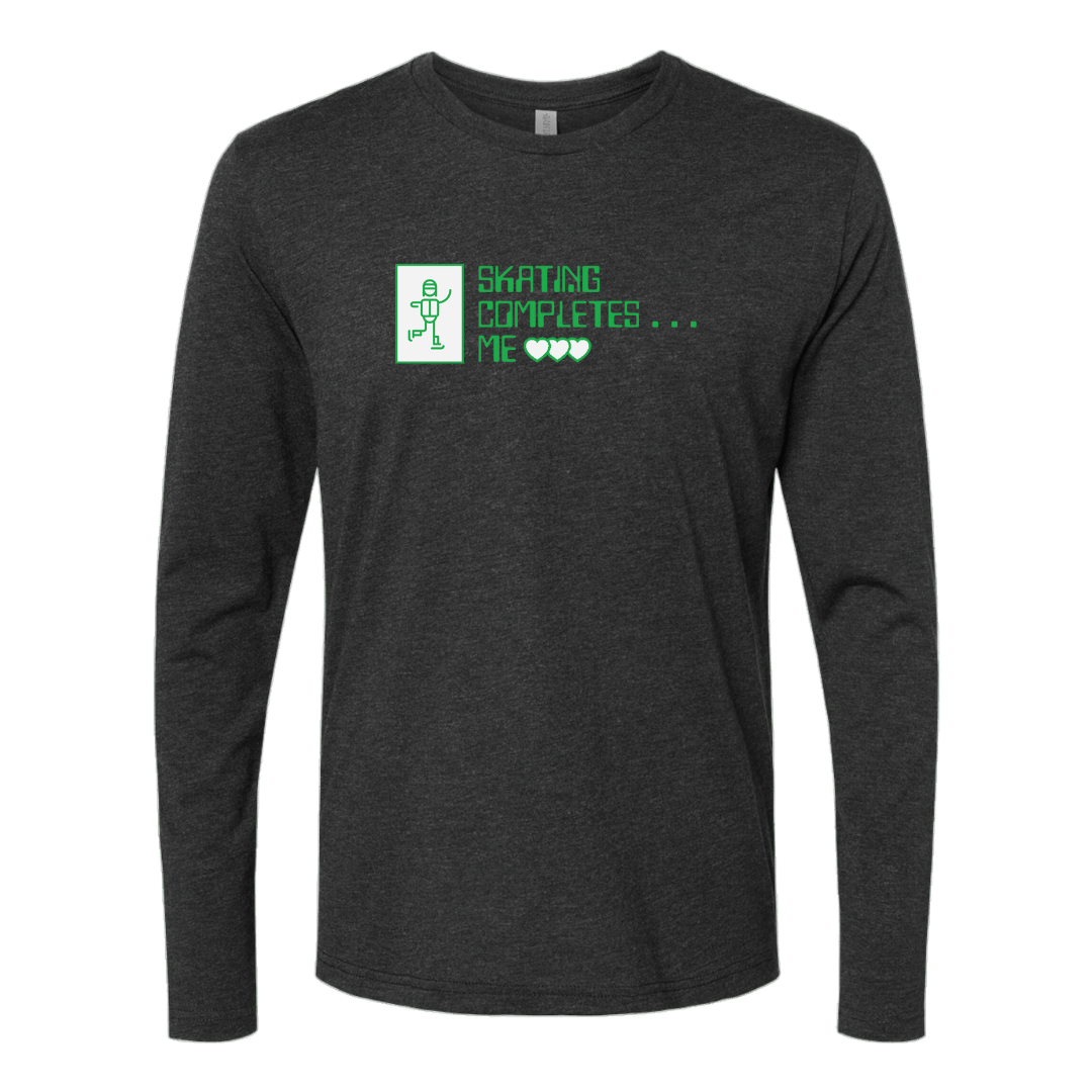 Skating Completes Me Long Sleeve - Adults Skate Too LLC