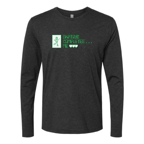 Skating Completes Me Long Sleeve - Adults Skate Too LLC