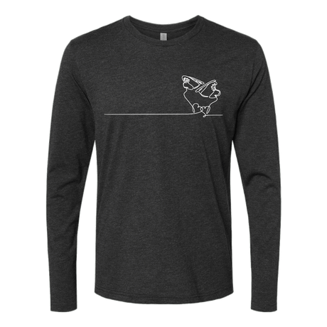 Ice Skate Heartstrings Long Sleeve - Adults Skate Too LLC