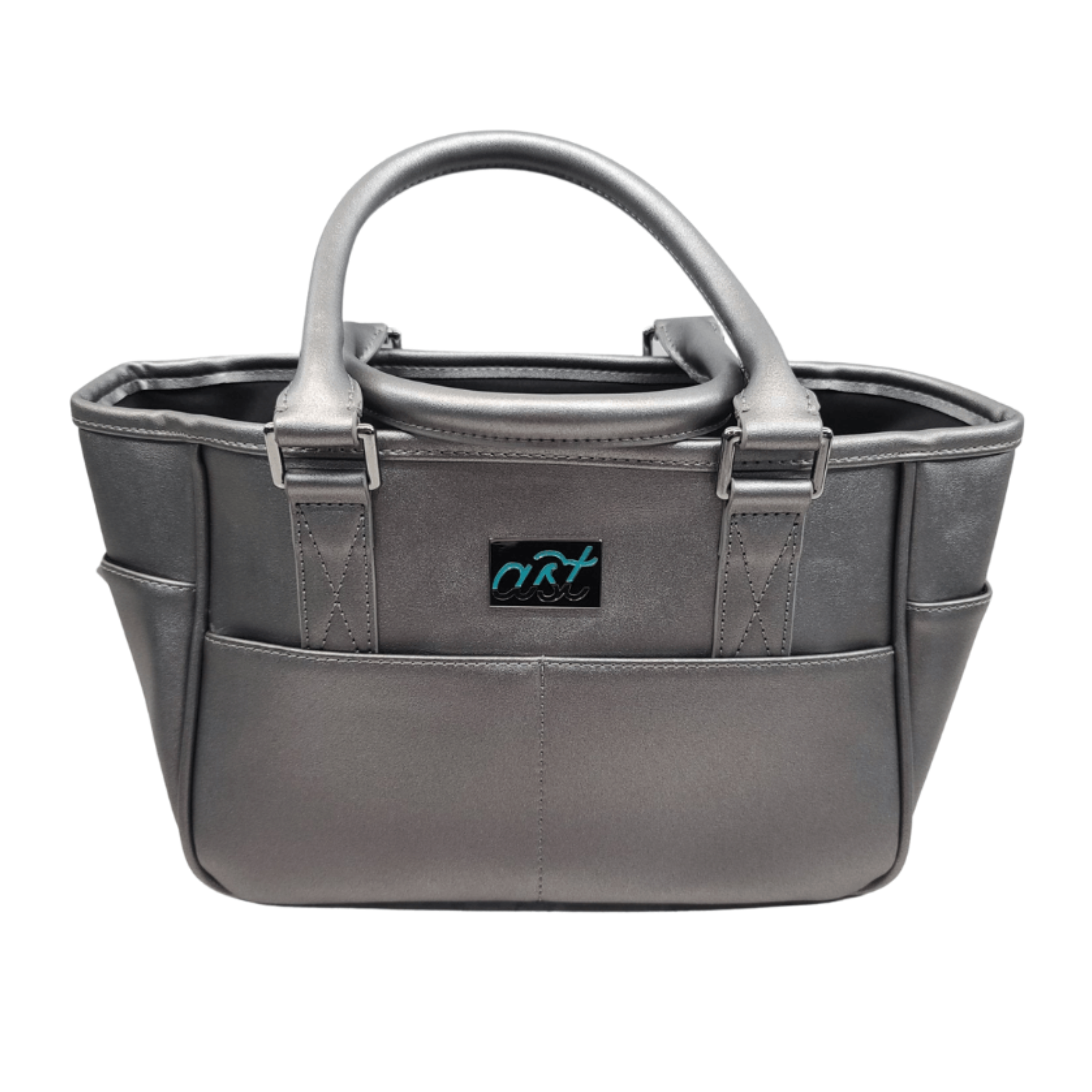 [VAULT] Rink Side Tote - Metallic Silver