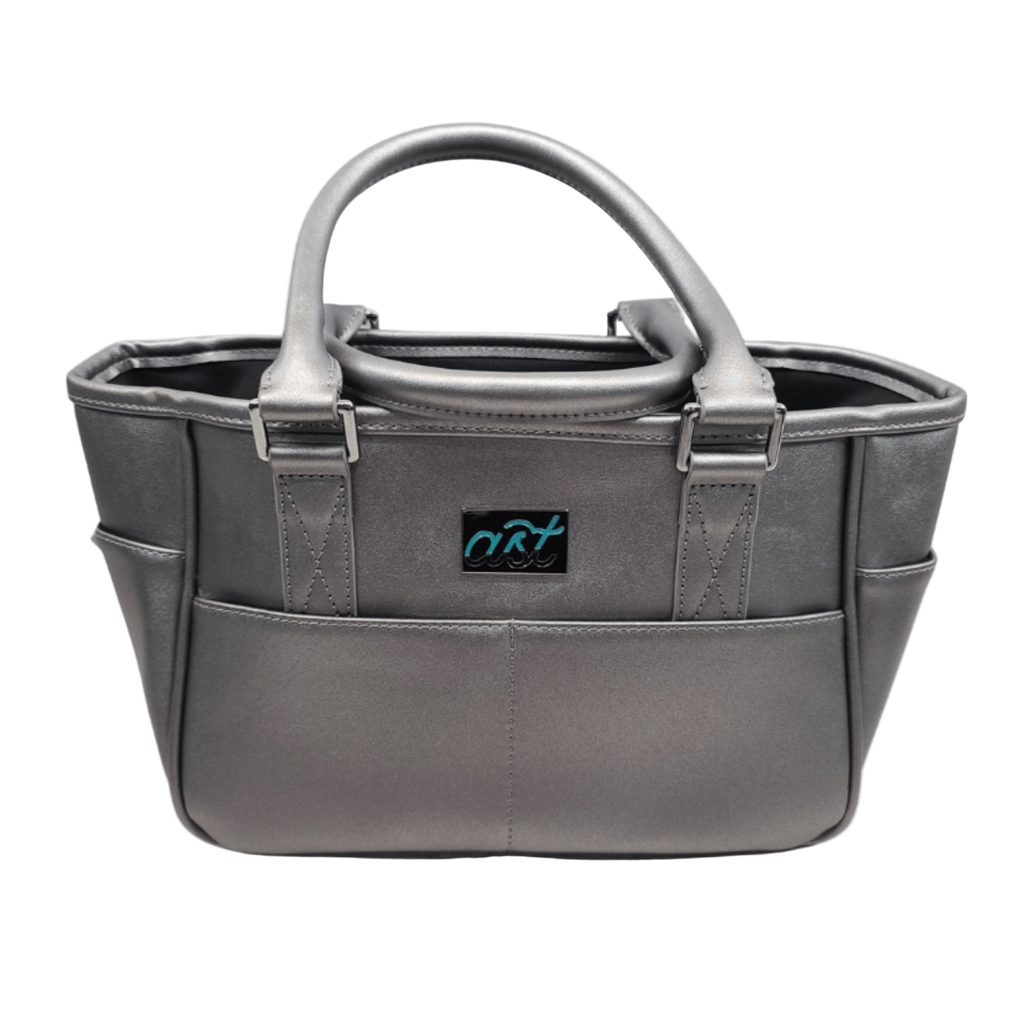 [VAULT] Rink Side Tote - Metallic Silver