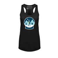 Snow Globe Skater Racerback Tank