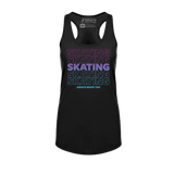 SKATING Racerback Tank - Adults Skate Too LLC