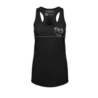 Ice Skate Heartstrings Racerback Tank