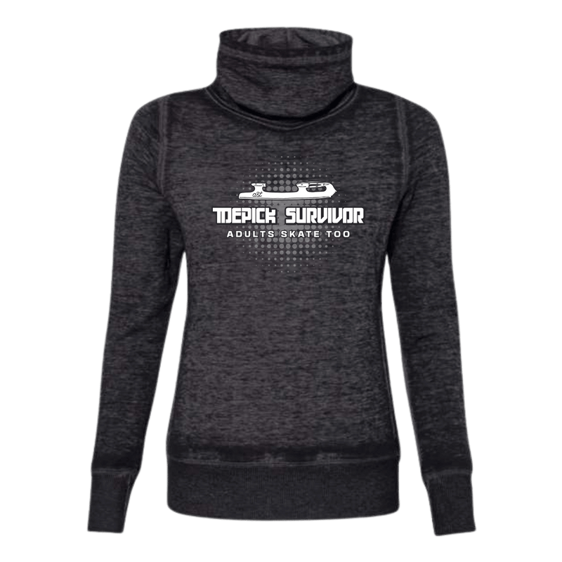 Toepick Survivor Cowl Neck Sweatshirt
