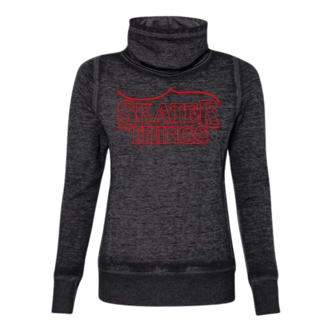 Skater Things Cowl Neck Sweatshirt