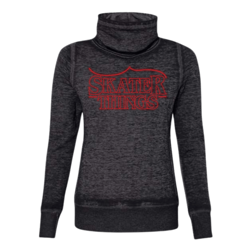 Skater Things Cowl Neck Sweatshirt