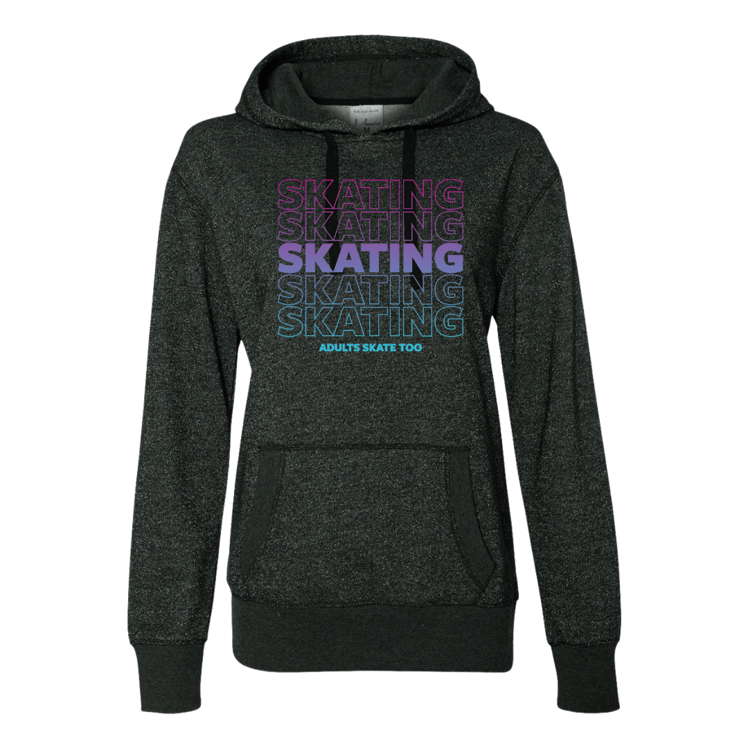 SKATING Glitter Hoodie