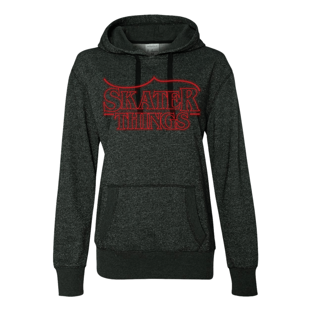 Skater Things Glitter Hoodie