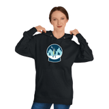 Snow Globe Skater Unisex Hoodie - Adults Skate Too LLC