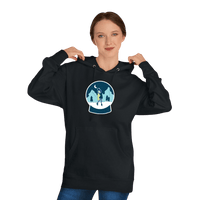 Snow Globe Skater Unisex Hoodie