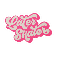 Later Skater Kiss-Cut Vinyl Decals