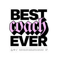 Best Coach Ever Sticker - Adults Skate Too LLC