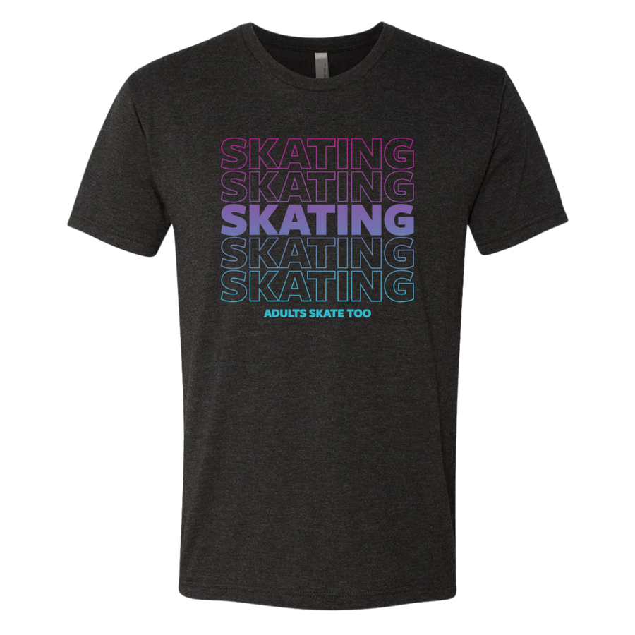 [VAULT] Ombre SKATING Black T-Shirt - M
