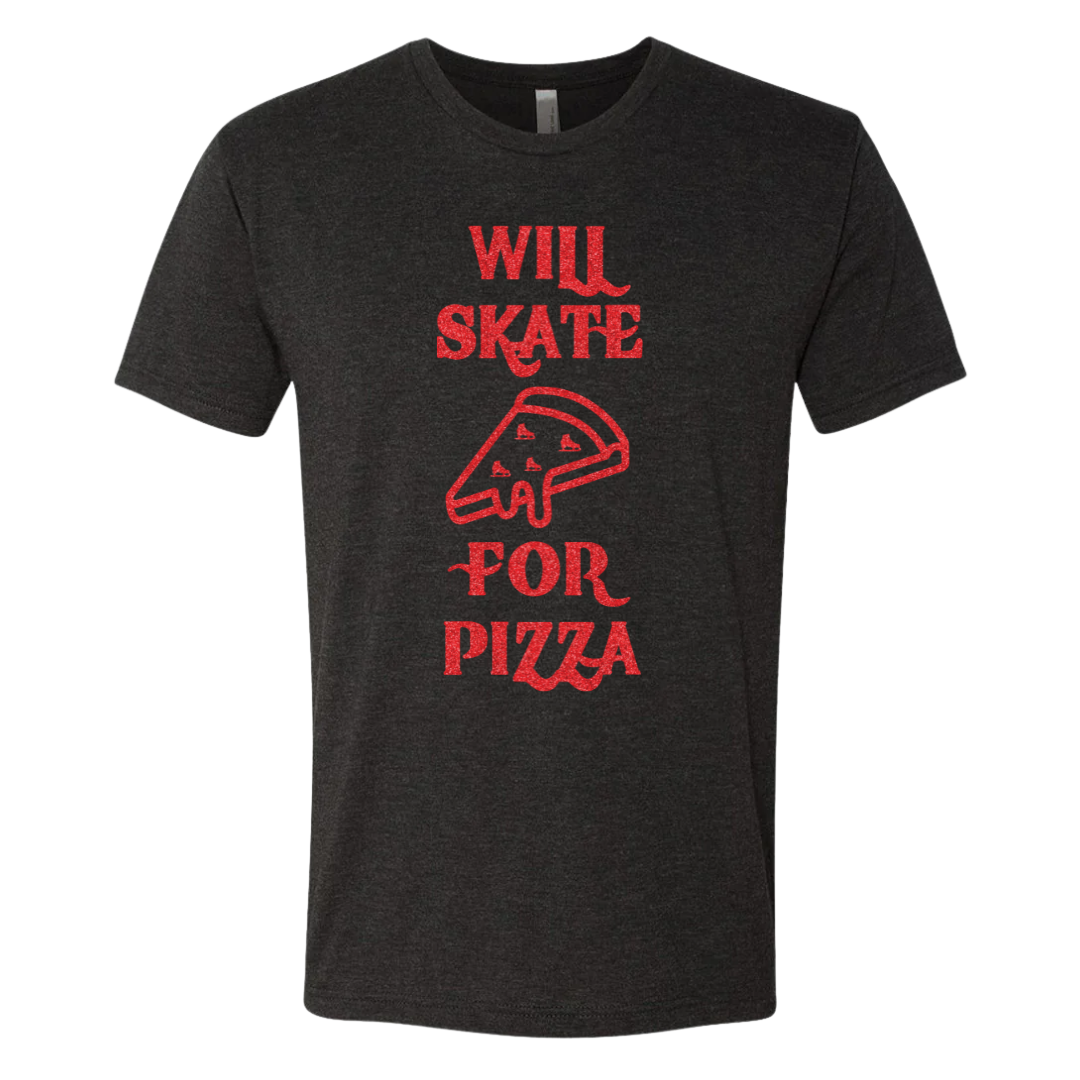 [VAULT] Will Skate For Pizza T-Shirt - S