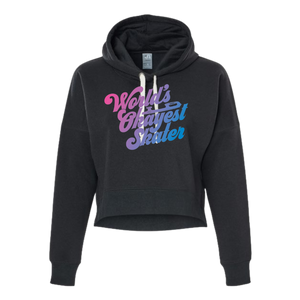 [VAULT] Fleece Crop Hoodie (Choose Your Design) - 2XL