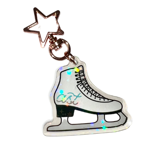 AST Holographic Skate Star Keychain