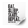 Eat Sleep Skate Repeat Plastisol Heat Transfer
