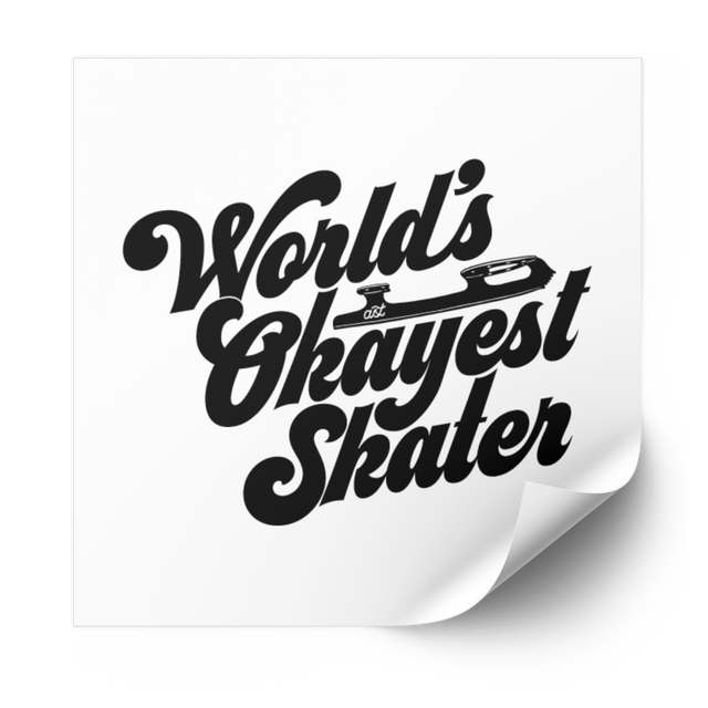World's Okayest Skater Plastisol Heat Transfer