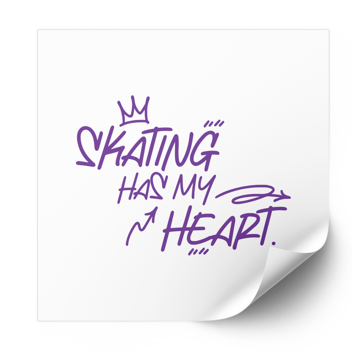 Skating Has My Heart Plastisol Heat Transfer