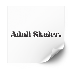 Adult Skater Plastisol Heat Transfer - Adults Skate Too LLC