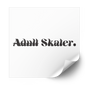 Adult Skater Plastisol Heat Transfer