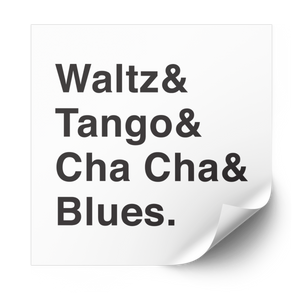 Dances Plastisol Heat Transfer - Adults Skate Too LLC