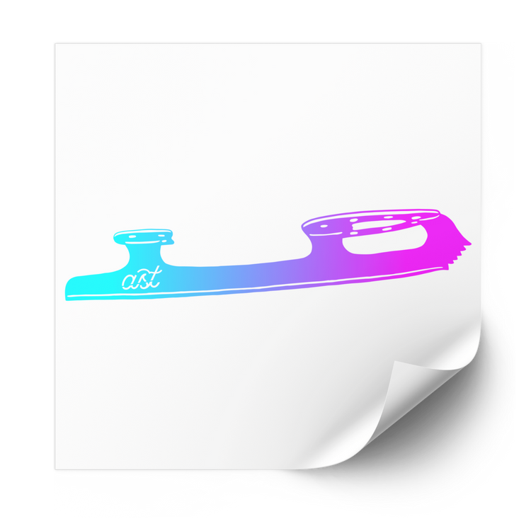 AST Ombre Blade Plastisol Heat Transfer - Adults Skate Too LLC