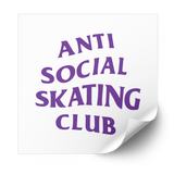 Anti Social Skating Club Plastisol Heat Transfer