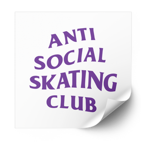 Anti Social Skating Club Plastisol Heat Transfer
