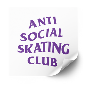 Anti Social Skating Club Plastisol Heat Transfer - Adults Skate Too LLC