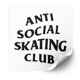 Anti Social Skating Club Plastisol Heat Transfer