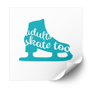 Skate Silhouette Plastisol Heat Transfer - Adults Skate Too LLC