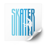 Ombre SKATER Silhouette Plastisol Heat Transfer