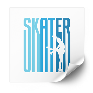 Ombre SKATER Silhouette Plastisol Heat Transfer - Adults Skate Too LLC