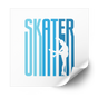 Ombre SKATER Silhouette Plastisol Heat Transfer