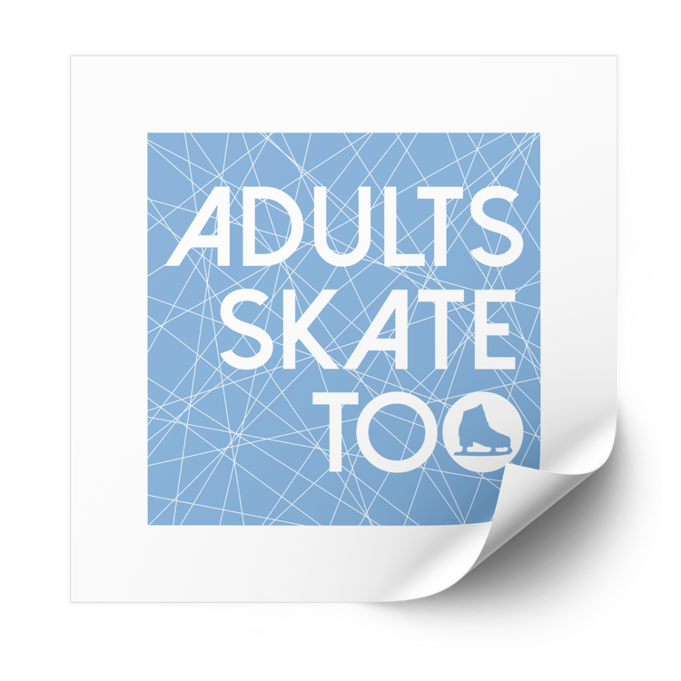AST Frozen Ice Plastisol Heat Transfer - Adults Skate Too LLC
