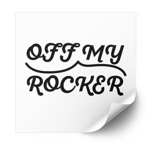 Off My Rocker Plastisol Heat Transfer - Adults Skate Too LLC