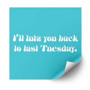 I'll Lutz You Back to Last Tuesday Plastisol Heat Transfer - Adults Skate Too LLC