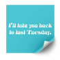 I'll Lutz You Back to Last Tuesday Plastisol Heat Transfer