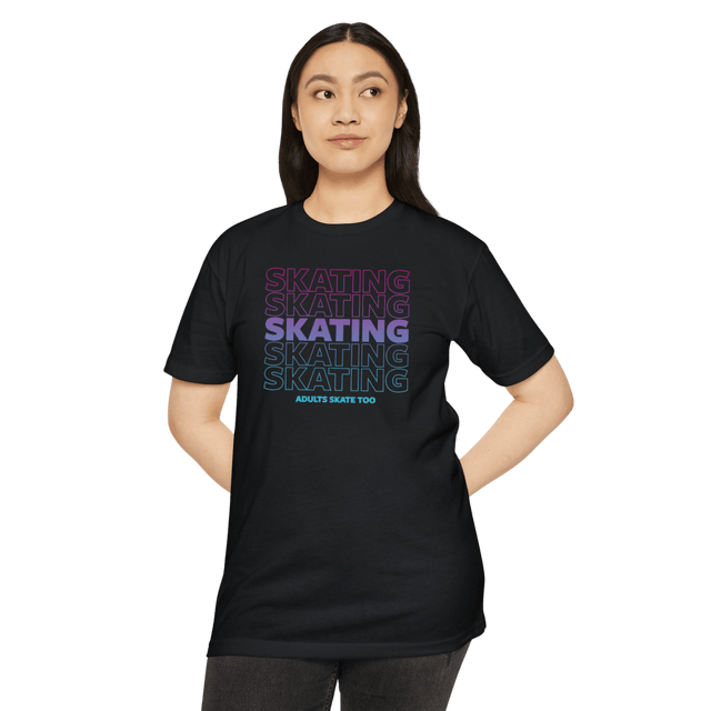 Ombre SKATING Black T-Shirt - M